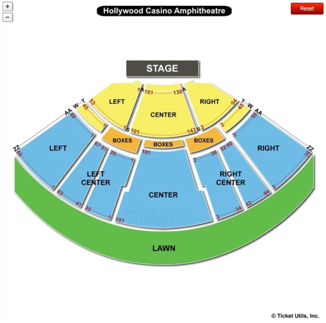 Hollywood Casino Event Center Seating Map slotnode